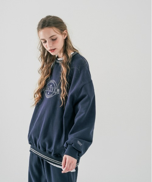 WV PROJECT（ダブリューブイプロジェクト）の「WV Project / Rapla Sweatshirts（スウェット・レディース・ブラック/オートミール/カーキ/ネイビー・M/L/S）」の20枚目の写真