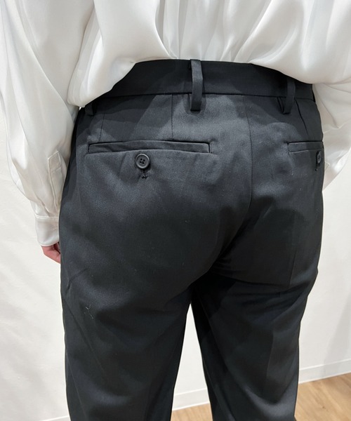 Niell(ニール)の「センタープリーツスラックス〇(スラックス・メンズ・ブラック/ブラウン/その他1・S/M/L)」の12枚目の写真