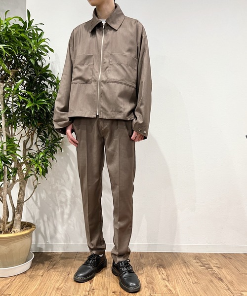 Niell(ニール)の「センタープリーツスラックス〇(スラックス・メンズ・ブラック/ブラウン/その他1・S/M/L)」の16枚目の写真