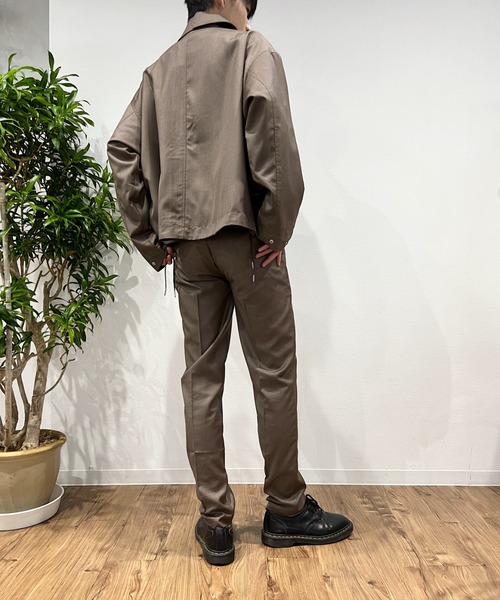 Niell(ニール)の「センタープリーツスラックス〇(スラックス・メンズ・ブラック/ブラウン/その他1・S/M/L)」の18枚目の写真