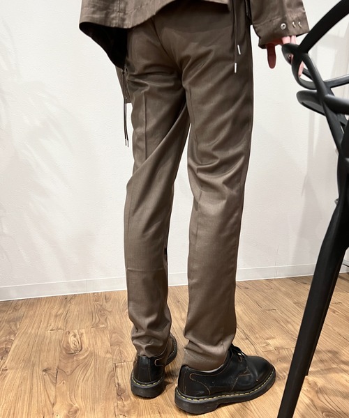 Niell(ニール)の「センタープリーツスラックス〇(スラックス・メンズ・ブラック/ブラウン/その他1・S/M/L)」の19枚目の写真