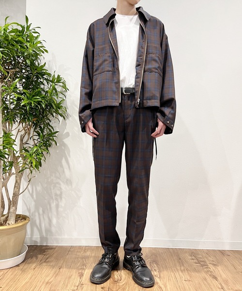 Niell(ニール)の「センタープリーツスラックス〇(スラックス・メンズ・ブラック/ブラウン/その他1・S/M/L)」の22枚目の写真