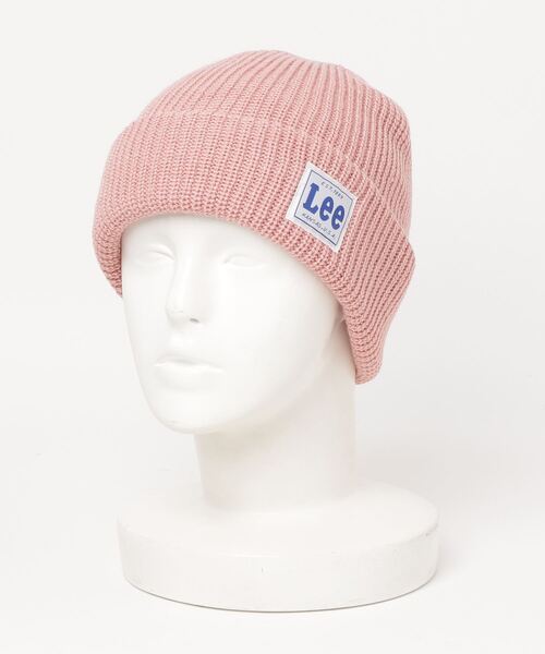Lee（リー）の「Lee WATCH CAP ACRYLIC リー アクリルワッチ（ニットキャップ/ビーニー・レディース・ホワイト/ブラック/ベージュ/ネイビー/グレー/レッド/ピンク/モスグリーン/オレンジ/イエロー・FREE）」の8枚目の写真