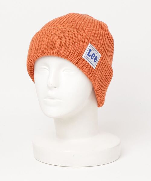 Lee（リー）の「Lee WATCH CAP ACRYLIC リー アクリルワッチ（ニットキャップ/ビーニー・レディース・ホワイト/ブラック/ベージュ/ネイビー/グレー/レッド/ピンク/モスグリーン/オレンジ/イエロー・FREE）」の10枚目の写真