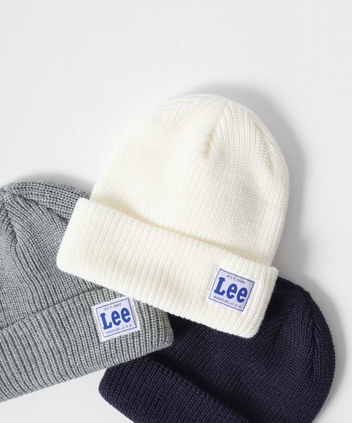 Lee（リー）の「Lee WATCH CAP ACRYLIC リー アクリルワッチ（ニットキャップ/ビーニー・レディース・ホワイト/ブラック/ベージュ/ネイビー/グレー/レッド/ピンク/モスグリーン/オレンジ/イエロー・FREE）」の13枚目の写真