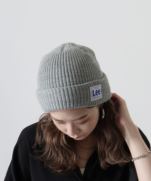 Lee（リー）の「Lee WATCH CAP ACRYLIC リー アクリルワッチ（ニットキャップ/ビーニー・レディース・ホワイト/ブラック/ベージュ/ネイビー/グレー/レッド/ピンク/モスグリーン/オレンジ/イエロー・FREE）」の17枚目の写真