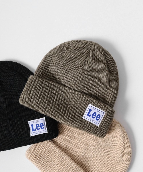 Lee（リー）の「Lee WATCH CAP ACRYLIC リー アクリルワッチ（ニットキャップ/ビーニー・レディース・ホワイト/ブラック/ベージュ/ネイビー/グレー/レッド/ピンク/モスグリーン/オレンジ/イエロー・FREE）」の19枚目の写真