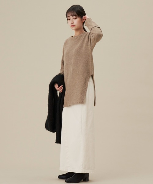 NEUNA（ヌナ）の「マルチウェイリバーシブルボリュームマフラー（マフラー・レディース・ブラック/グリーン・FREE）」の16枚目の写真