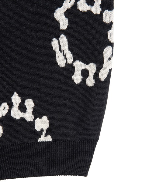 PUNYUS（プニュズ）の「サークルロゴジャガードニット（ニット/セーター・レディース・ブラック/ピンク/オレンジ/グリーン・1/2/4/3）」の14枚目の写真