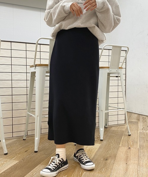 apres jour(アプレジュール)の「ニットスカート【ZOZOTOWN限定アイテム】(スカート・レディース・ブラック/ダークブルー/アイボリー・SMALL/MEDIUM/X-LARGE)」の13枚目の写真