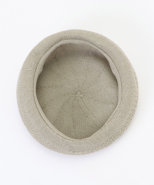 ikka（イッカ）の「透かし編みベレー（ハンチング/ベレー帽・レディース・ホワイト/ブラック/スモークグレー・FREE）」の9枚目の写真