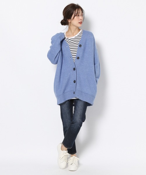 BARNYARDSTORM（バンヤードストーム）の「BARNYARDSTORM / ブークレカーデ（カーディガン/ボレロ・レディース・サンドグレー/ブルー/イエロー・1/0）」の11枚目の写真