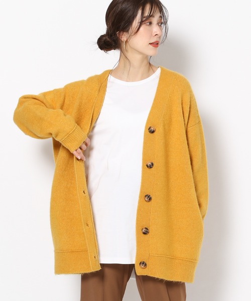 BARNYARDSTORM（バンヤードストーム）の「BARNYARDSTORM / ブークレカーデ（カーディガン/ボレロ・レディース・サンドグレー/ブルー/イエロー・1/0）」の4枚目の写真