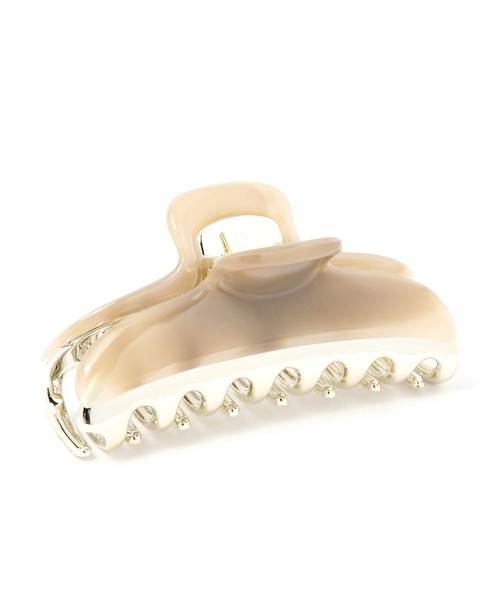 GLOBAL WORK（グローバルワーク）の「カラーヘアクリップ/260138（バレッタ/ヘアクリップ・レディース・ライトグレー/グリーン/ライトベージュ・FREE）」の3枚目の写真