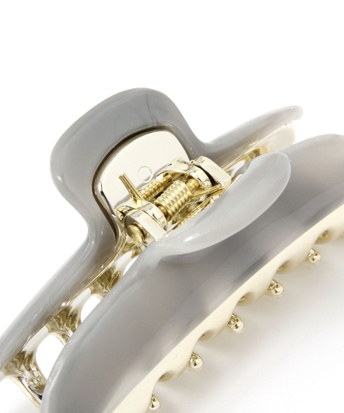 GLOBAL WORK（グローバルワーク）の「カラーヘアクリップ/260138（バレッタ/ヘアクリップ・レディース・ライトグレー/グリーン/ライトベージュ・FREE）」の5枚目の写真