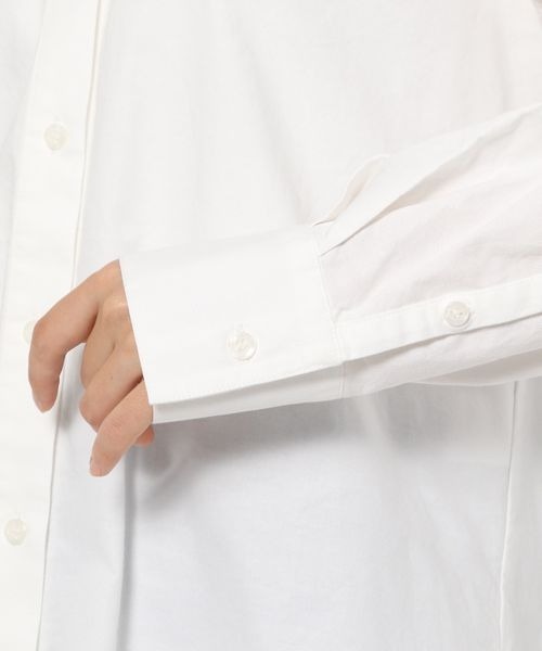 LOWRYS FARM(ローリーズファーム)の「BIGカラーシャツLS 263014(シャツ/ブラウス・レディース・オフホワイト/グレー系その他/ブルー・FREE)」の13枚目の写真