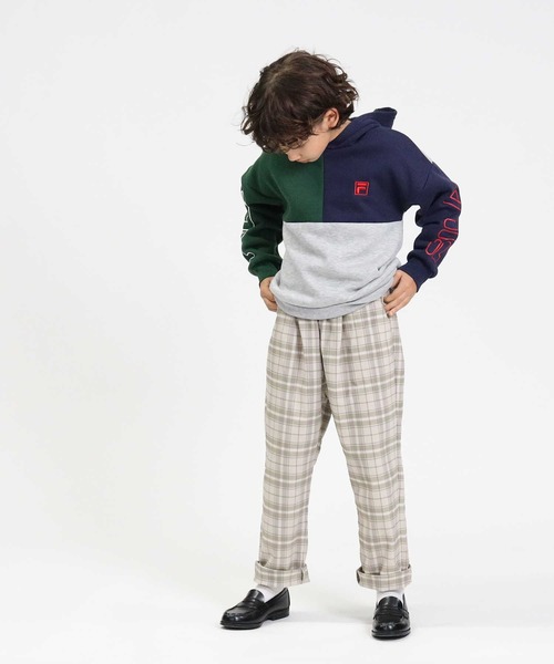 MPS(エムピーエス)の「【MPS】イージーテーパードチェック(その他パンツ・キッズ・ベージュ/ブラック・105/120/130/140/150/160)」の18枚目の写真