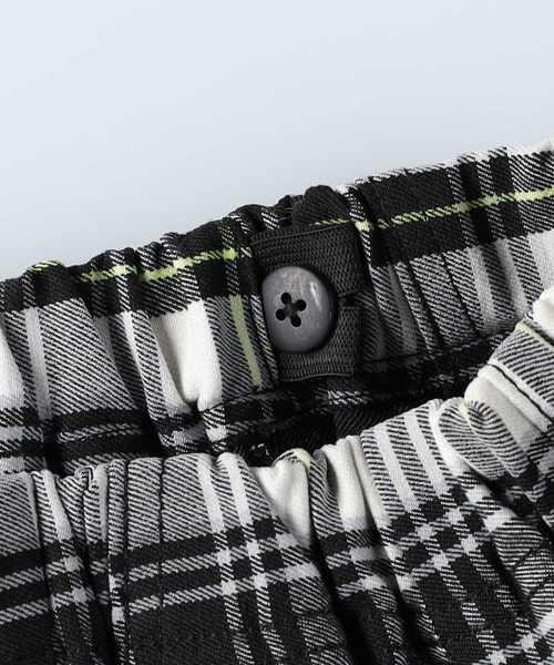 MPS(エムピーエス)の「【MPS】イージーテーパードチェック(その他パンツ・キッズ・ベージュ/ブラック・105/120/130/140/150/160)」の6枚目の写真