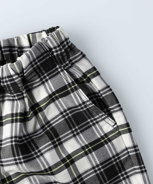 MPS(エムピーエス)の「【MPS】イージーテーパードチェック(その他パンツ・キッズ・ベージュ/ブラック・105/120/130/140/150/160)」の4枚目の写真