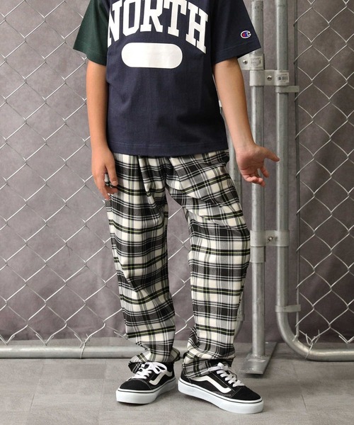 MPS(エムピーエス)の「【MPS】イージーテーパードチェック(その他パンツ・キッズ・ベージュ/ブラック・105/120/130/140/150/160)」の20枚目の写真