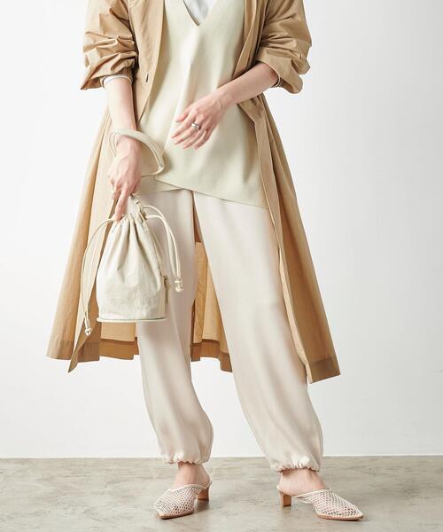 美品⭐︎グリーンレーベルリラクシング　リネンライクセットアップ42サイズ green label relaxing（グリーンレーベルリラクシング）の