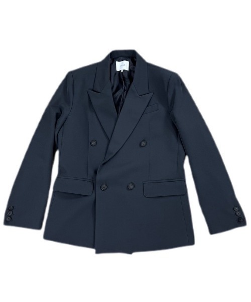 Chikashitsu +（チカシツプラス）の「【Chikashitsu +/チカシツプラス】set up double jacket/セットアップ対応 ダブルジャケット ジャケット オーバーサイズジャケット ビッグサイズジャケット（テーラードジャケット・メンズ・ブラック/ブラウン/グレー・M）」の11枚目の写真