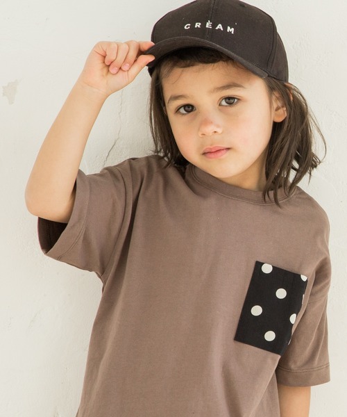 pairmanon(ペアマノン)の「【なめらか肌触り】【かぞくおそろい】異素材ポケット半袖Tシャツ(Tシャツ/カットソー・キッズ・ライトグリーン/その他/ホワイト系その他/グレー系その他/グリーン系その他/ベビーピンク/ブラック系その他4/グレー系その他5/グレー系その他6/ベージュ系その他6/ベージュ系その他7/ベージュ系その他3/ブラック系その他3/ブルー系その他/チェック/グレー系その他2/グリーン系その他2/オレンジ系その他/ブルー系その他2/レッド系その他3・90/140/100/110/120/130/150)」の4枚目の写真