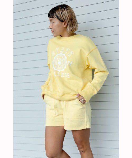 Ocean Pacific(オーシャンパシフィック)の「【OP:オーピー】レディースカレッジスウェット トレーナー(スウェット・レディース・ベージュ/イエロー/グリーン・MEDIUM/LARGE/X-LARGE)」の10枚目の写真