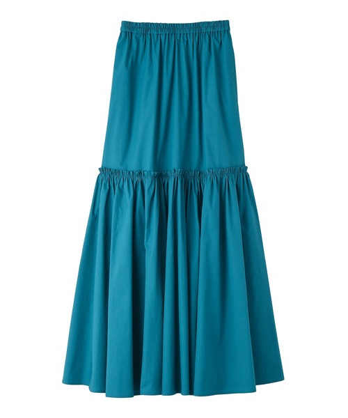 AKTE(アクテ)の「コットンロングスカート(スカート・レディース・ブラック/オレンジ/ブルー・FREE)」の19枚目の写真