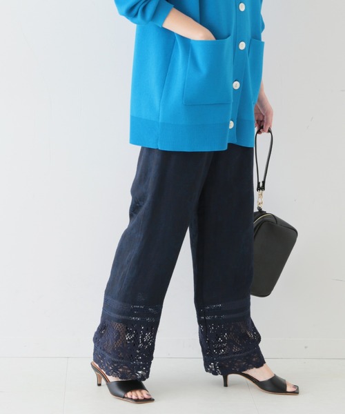 SLOBE IENA（スローブイエナ）の「レースパッチワークパンツ