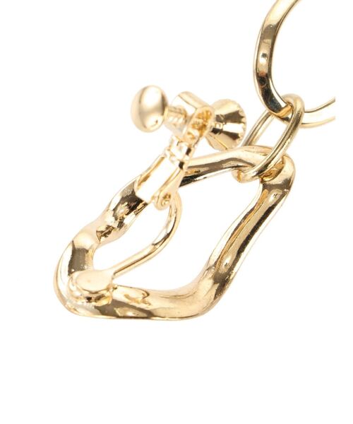 dazzlin（ダズリン）の「メタルサークルコンビイヤリング（イヤリング・レディース・ゴールド・FREE）」の3枚目の写真