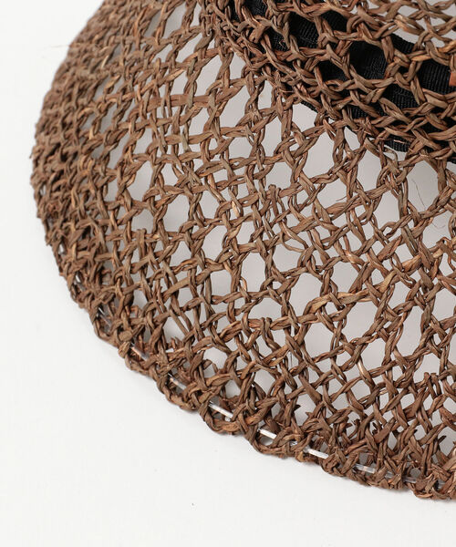 CONTROL FREAK / CTFK（コントロールフリーク）の「CONTROL FREAK / 透かし編み バケットハット（ハット・レディース・ブラウン/ナチュラル・ONE SIZE）」の10枚目の写真