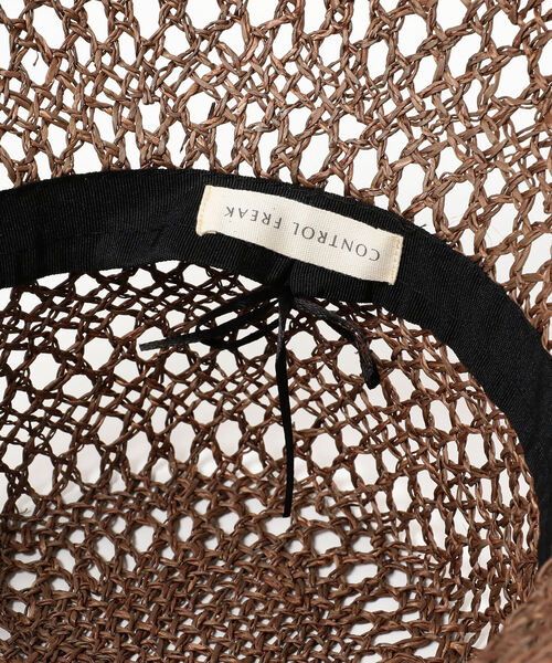 CONTROL FREAK / CTFK（コントロールフリーク）の「CONTROL FREAK / 透かし編み バケットハット（ハット・レディース・ブラウン/ナチュラル・ONE SIZE）」の12枚目の写真