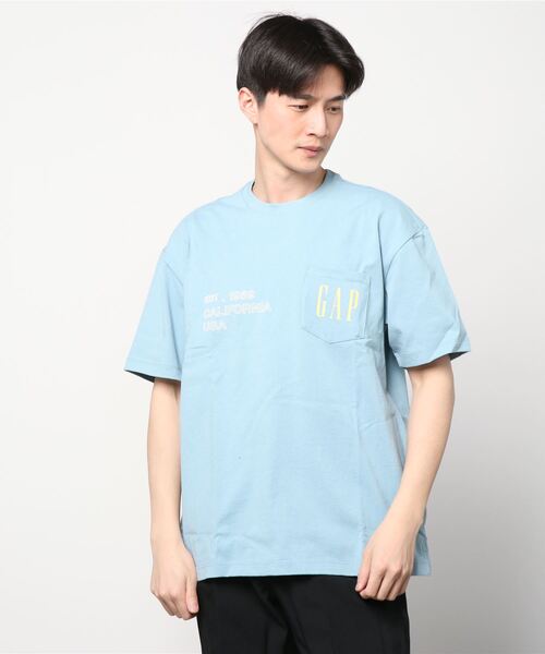 GAP（ギャップ）の「GapファッションロゴTシャツ（Tシャツ/カットソー・メンズ・ピンク/その他/グレー/ブルー/ホワイト/イエロー・L/XL/XS/M/S）」の14枚目の写真