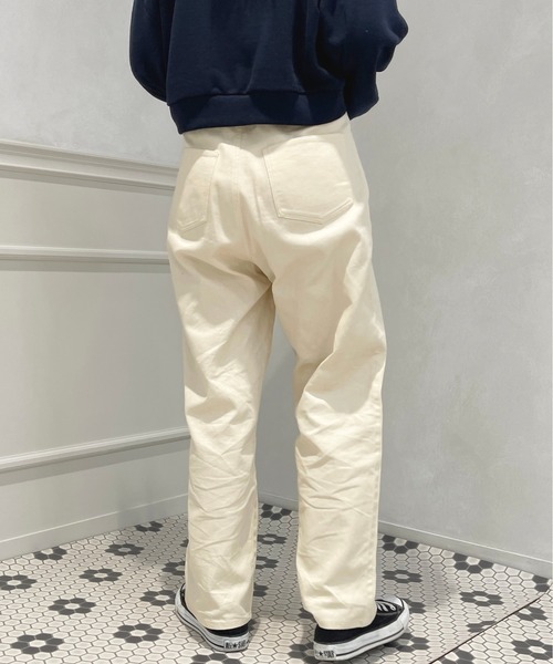 apres jour（アプレジュール）の「カラーストレートパンツ【ZOZOTOWN限定アイテム】（その他パンツ・レディース・アイボリー/モカ/ピンク・MEDIUM/SMALL/X-LARGE）」の8枚目の写真