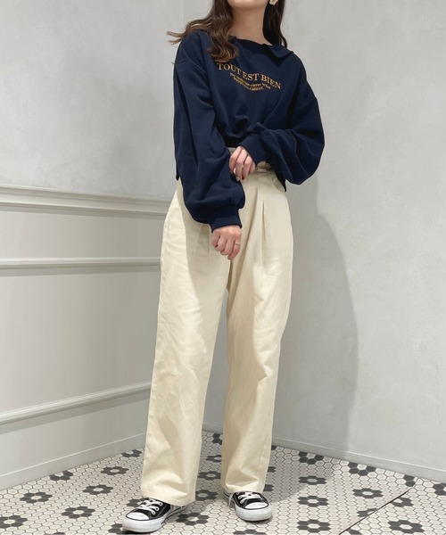apres jour（アプレジュール）の「カラーストレートパンツ【ZOZOTOWN限定アイテム】（その他パンツ・レディース・アイボリー/モカ/ピンク・MEDIUM/SMALL/X-LARGE）」の11枚目の写真