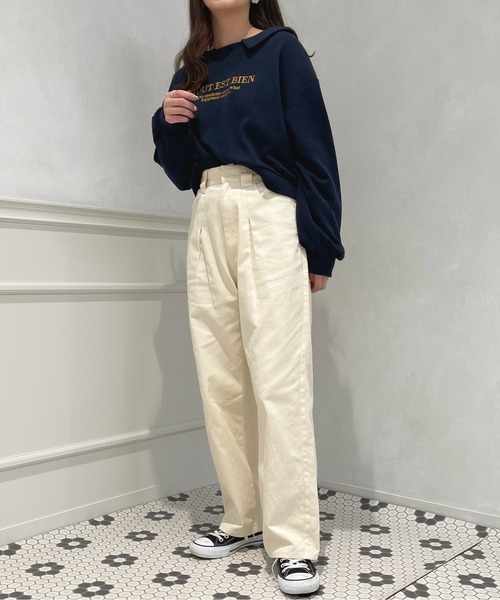apres jour（アプレジュール）の「カラーストレートパンツ【ZOZOTOWN限定アイテム】（その他パンツ・レディース・アイボリー/モカ/ピンク・MEDIUM/SMALL/X-LARGE）」の12枚目の写真