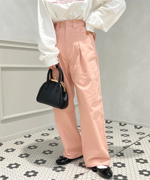 apres jour（アプレジュール）の「カラーストレートパンツ【ZOZOTOWN限定アイテム】（その他パンツ・レディース・アイボリー/モカ/ピンク・MEDIUM/SMALL/X-LARGE）」の20枚目の写真
