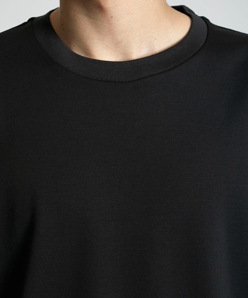 city（シティ）の「ADDICTEE/『究極の肌触り』を実現したクルーネック無地Tシャツ（Tシャツ/カットソー・メンズ・ホワイト/ライトグレー/ライトブルーグレー/ミント/ブラック・1/2/3）」の8枚目の写真