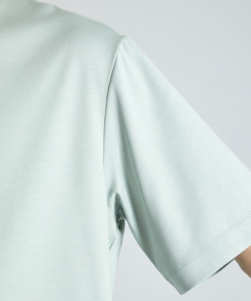 city（シティ）の「ADDICTEE/『究極の肌触り』を実現したクルーネック無地Tシャツ（Tシャツ/カットソー・メンズ・ホワイト/ライトグレー/ライトブルーグレー/ミント/ブラック・1/2/3）」の18枚目の写真