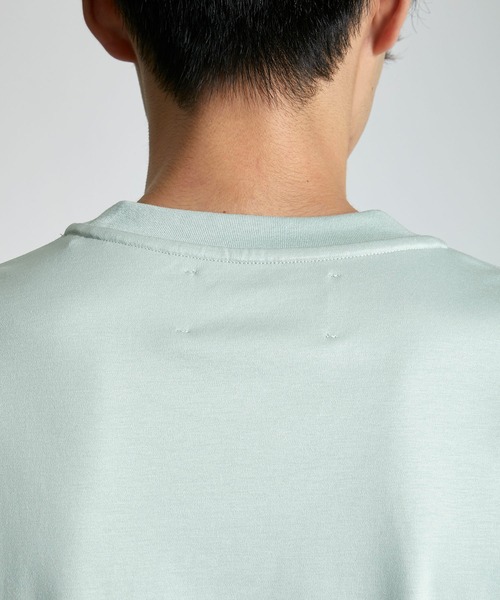 city（シティ）の「ADDICTEE/『究極の肌触り』を実現したクルーネック無地Tシャツ（Tシャツ/カットソー・メンズ・ホワイト/ライトグレー/ライトブルーグレー/ミント/ブラック・1/2/3）」の17枚目の写真