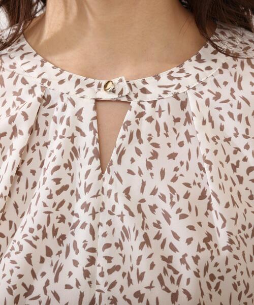 DRESKIP（ドレスキップ）の「◆2WAY取外しボウタイブラウス（シャツ/ブラウス・レディース・ベージュ系その他/ホワイト系3/ネイビー系/ピンク系5・02/03/04）」の10枚目の写真