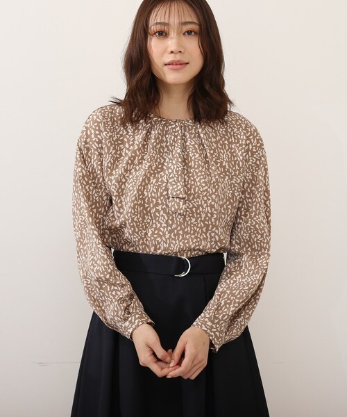 DRESKIP（ドレスキップ）の「◆2WAY取外しボウタイブラウス（シャツ/ブラウス・レディース・ベージュ系その他/ホワイト系3/ネイビー系/ピンク系5・02/03/04）」の17枚目の写真