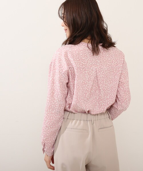 DRESKIP（ドレスキップ）の「◆2WAY取外しボウタイブラウス（シャツ/ブラウス・レディース・ベージュ系その他/ホワイト系3/ネイビー系/ピンク系5・02/03/04）」の18枚目の写真