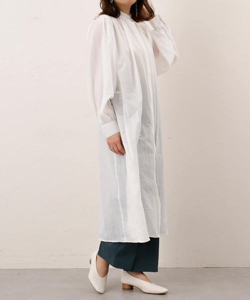 セール ボイルロングボリュームワンピース ワンピース Thevon ゼボン のファッション通販 Zozotown