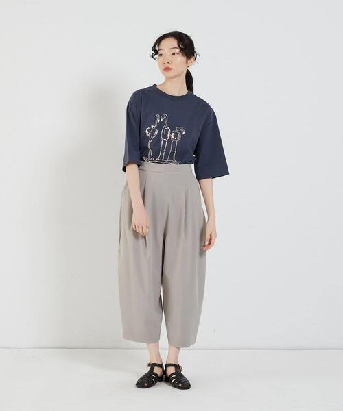 conges payes ADIEU TRISTESSE(コンジェ ペイエ アデュートリステス)の「ストレッチバルーンパンツ(その他パンツ・レディース・ブラック/ベージュ/ミント・38)」の19枚目の写真