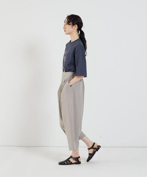 conges payes ADIEU TRISTESSE(コンジェ ペイエ アデュートリステス)の「ストレッチバルーンパンツ(その他パンツ・レディース・ブラック/ベージュ/ミント・38)」の20枚目の写真