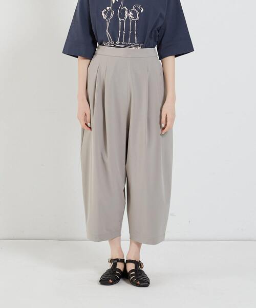conges payes ADIEU TRISTESSE(コンジェ ペイエ アデュートリステス)の「ストレッチバルーンパンツ(その他パンツ・レディース・ブラック/ベージュ/ミント・38)」の7枚目の写真