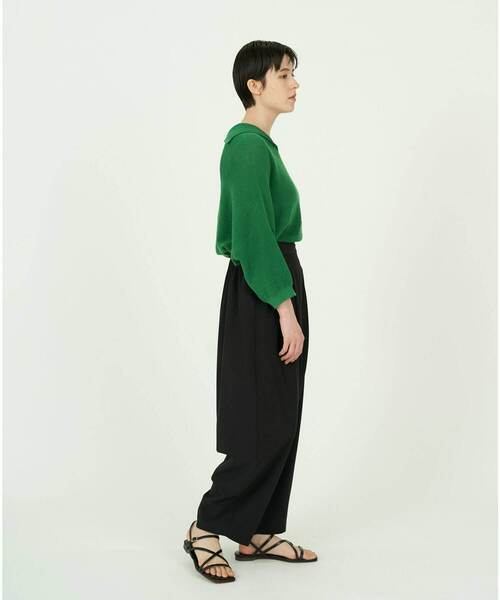 conges payes ADIEU TRISTESSE(コンジェ ペイエ アデュートリステス)の「ストレッチバルーンパンツ(その他パンツ・レディース・ブラック/ベージュ/ミント・38)」の13枚目の写真