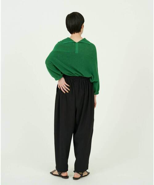 conges payes ADIEU TRISTESSE(コンジェ ペイエ アデュートリステス)の「ストレッチバルーンパンツ(その他パンツ・レディース・ブラック/ベージュ/ミント・38)」の14枚目の写真